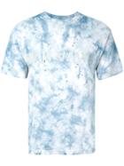 Satisfy - Distressed Tie-die T-shirt - Men - Cotton - L, Blue, Cotton