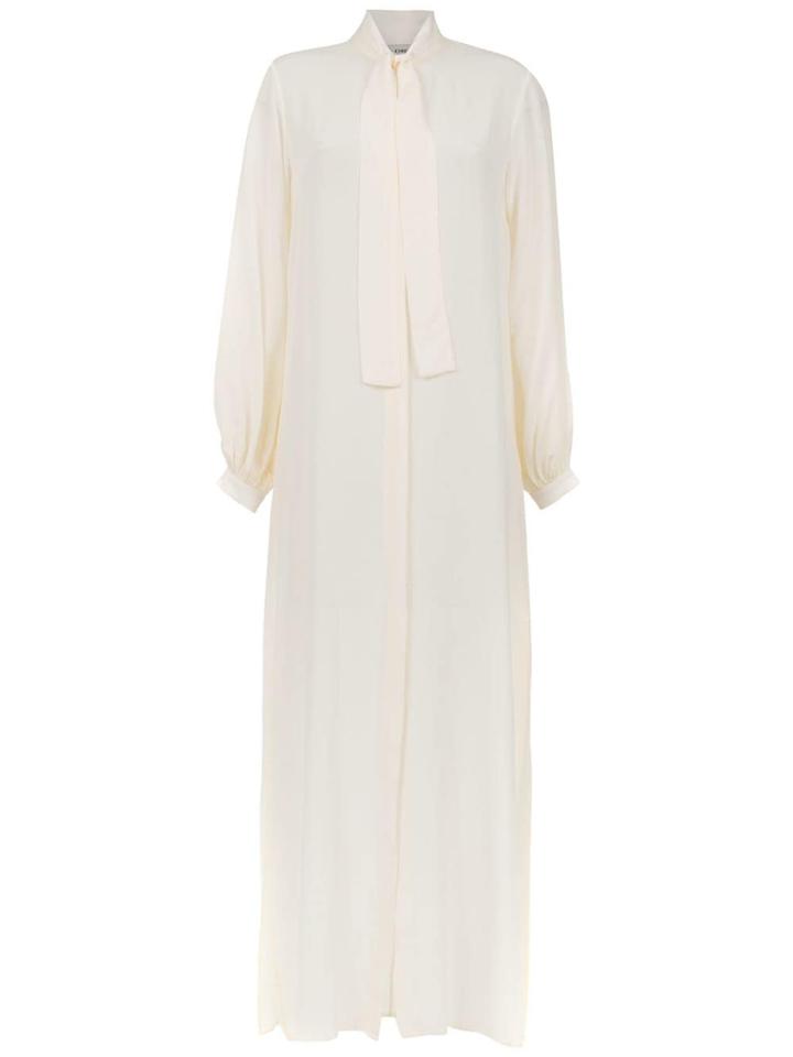 Egrey Long Shirt Dress - White