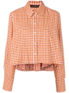 Rokh Layered Flare Shirt - Orange