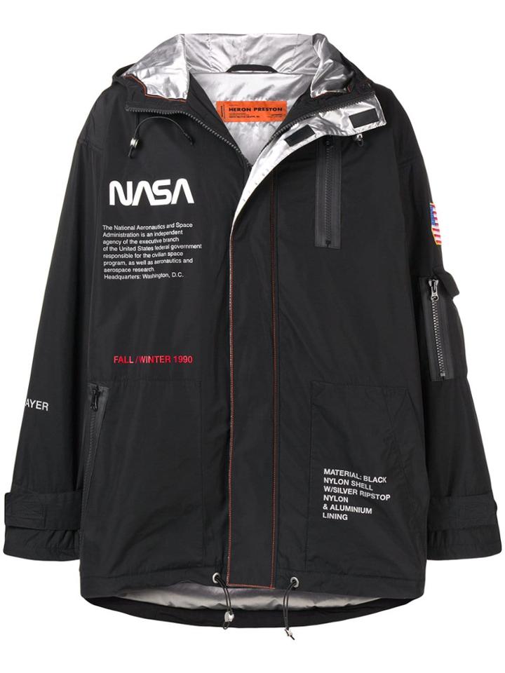 Heron Preston Nasa Printed Loose Jacket - Black