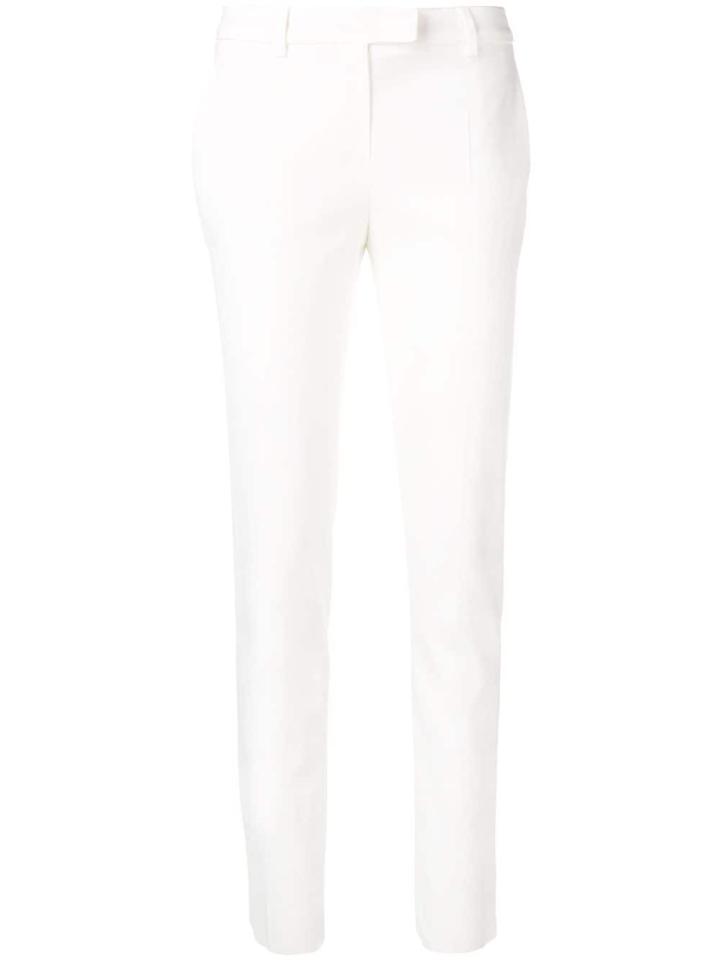 Max Mara Studio Moriana Skinny-fit Trousers - White
