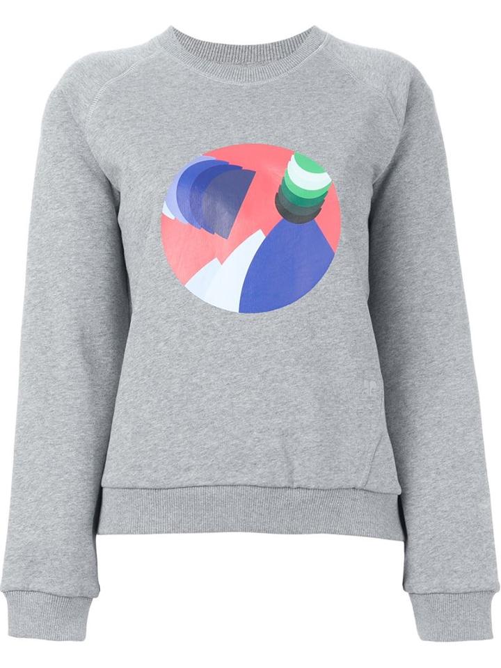 Courrèges Graphic Print Sweatshirt