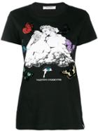 Valentino Cloudy Lover Print T-shirt - Black