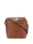 Louis Vuitton Pre-owned Stitched Cross Body Shoulder Bag - Brown