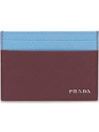 Prada Bi-colour Cardholder - Brown