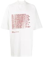 Rick Owens Drkshdw Deeper Than A Mother's Tears T-shirtround - White