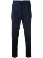 H Beauty & Youth - Plain Chinos - Men - Triacetate - S, Blue, Triacetate