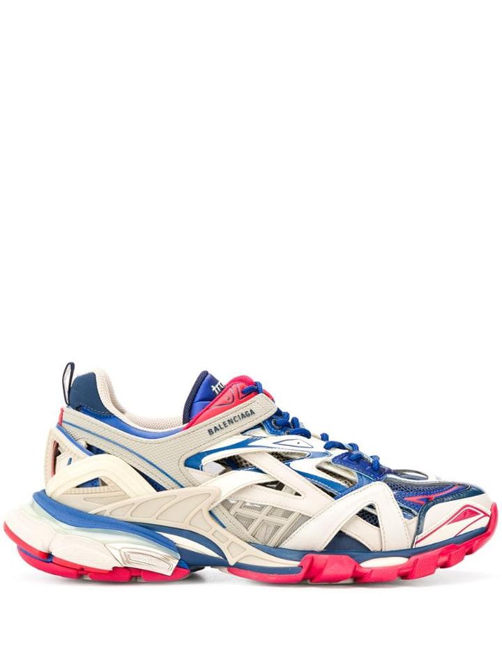 Balenciaga Track.2 Open Sneakers - Blue