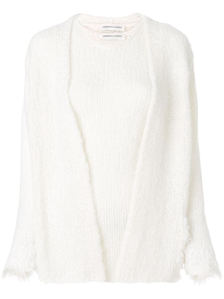 Lamberto Losani Loose Fit Twin Set - Neutrals