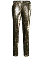 Zadig & Voltaire Fashion Show Prune Sequin Trousers - Gold