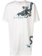 Givenchy Logo Dragon Print T-shirt - Nude & Neutrals