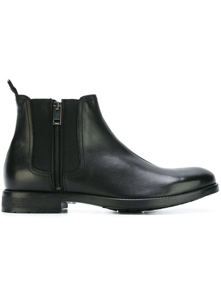 Diesel Side Zip Boots