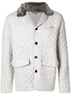 N.peal Quilted Cashmere Jacket - Grey