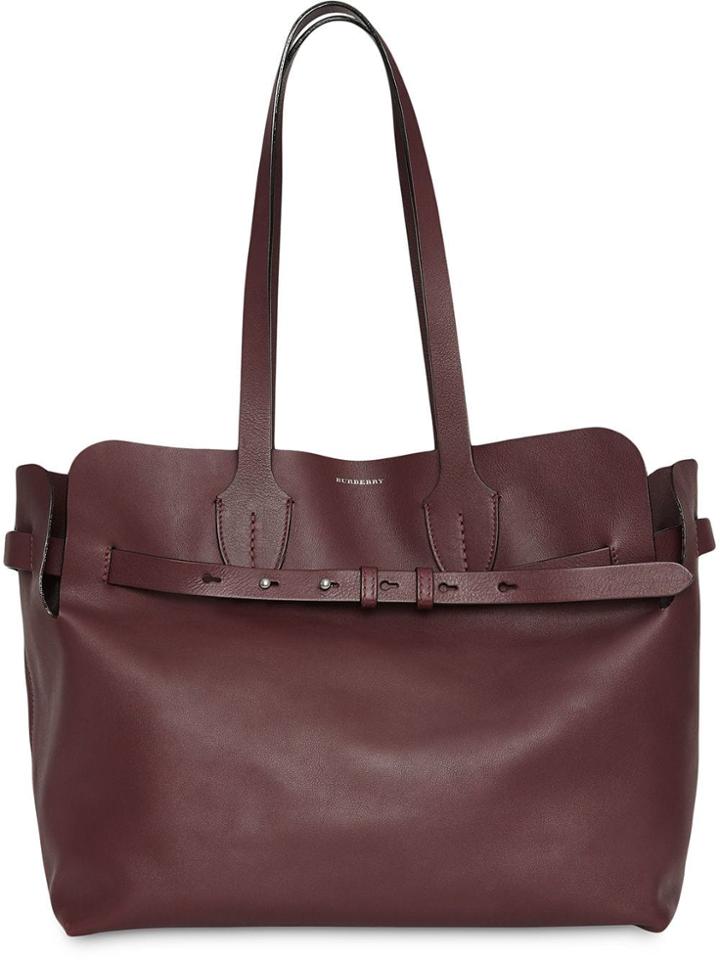 Burberry The Medium Soft Leather Belt Bag - Red