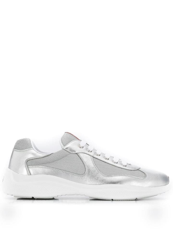 Prada Linea Rossa Sneakers - Silver