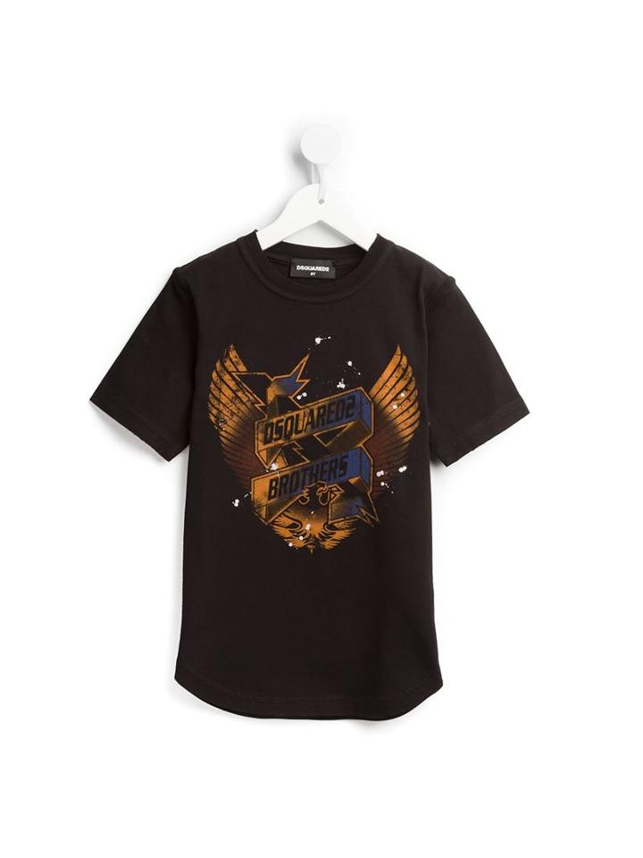 Dsquared2 Kids Wings Logo Print T-shirt