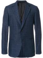 Caruso Classic Single-breasted Blazer - Blue