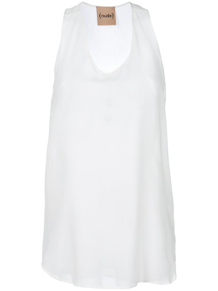 Nude Classic Tank Top - White