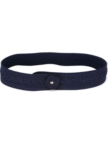 Passementerie Belt, Women's, Blue, Nina Ricci Vintage