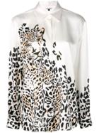 Krizia Leopard Print Shirt - White