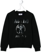 Moschino Kids Double Question Mark Sweatshirt, Boy's, Size: 10 Yrs, Black