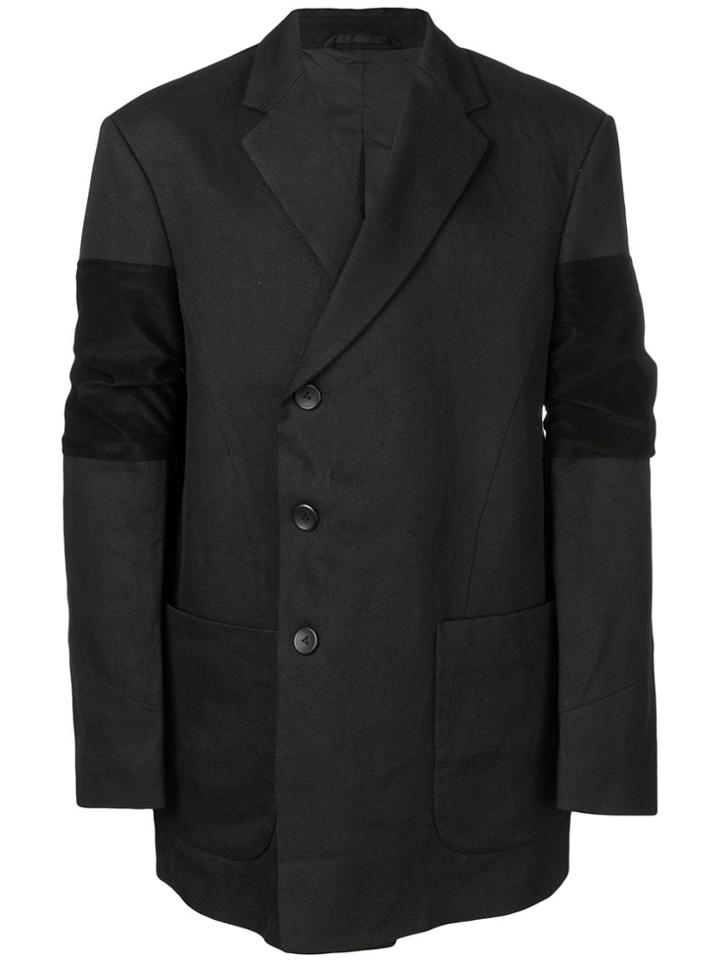 Forcerepublik Side Button Blazer - Black