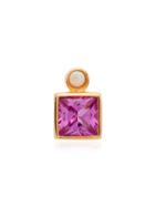 Anni Lu Gold Plated Sterling Silver Bling Stud Earring - Metallic