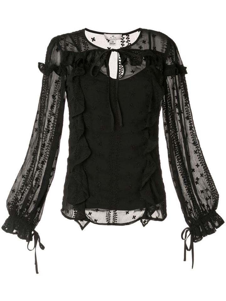 We Are Kindred Coco Ruffled Blouse - Black