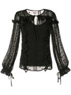 We Are Kindred Coco Ruffled Blouse - Black
