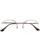 Ray-ban Round Frame Optical Glasses - Silver
