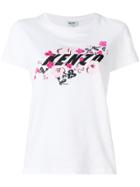 Kenzo Logo Floral T-shirt - White