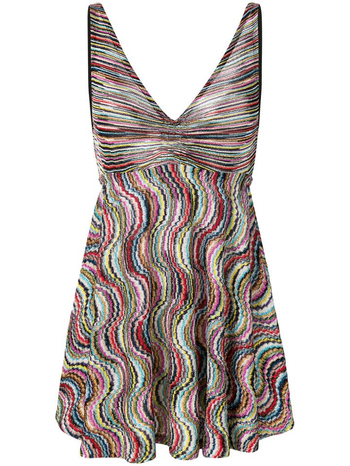 Missoni Mare Intarsia Knit Mini Dress - Multicolour