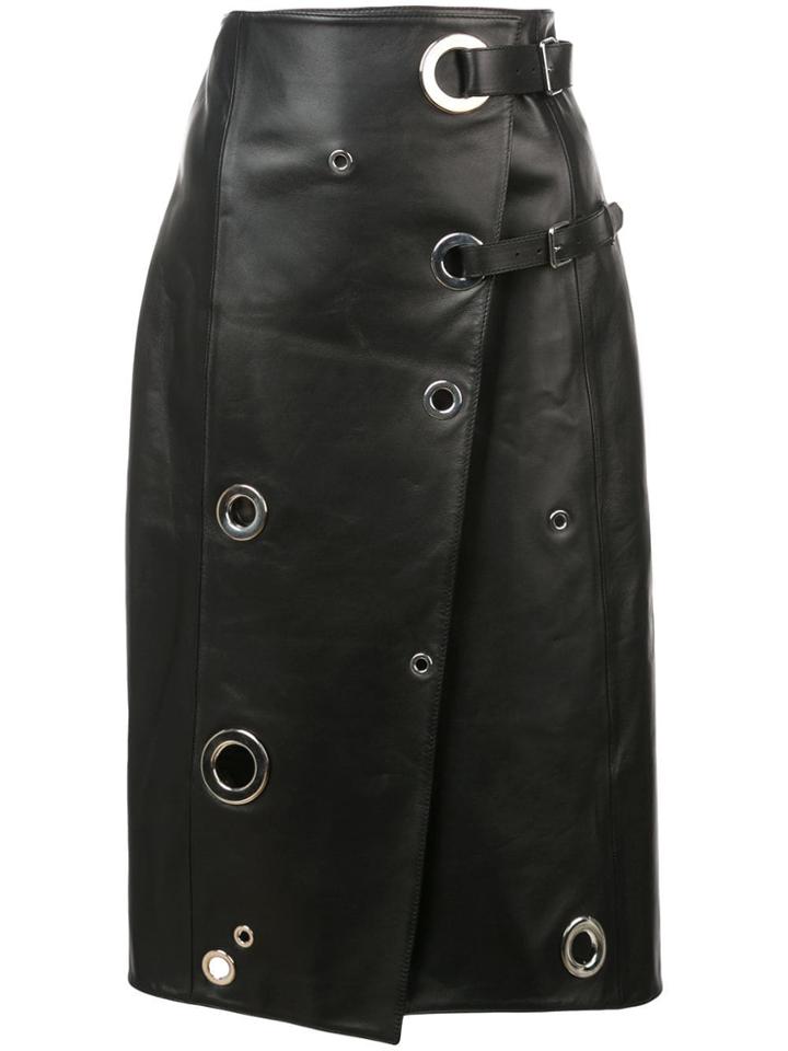 Altuzarra Rivet Wrap Skirt - Black