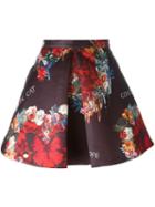 Philipp Plein Floral And Butterfly Print Skirt