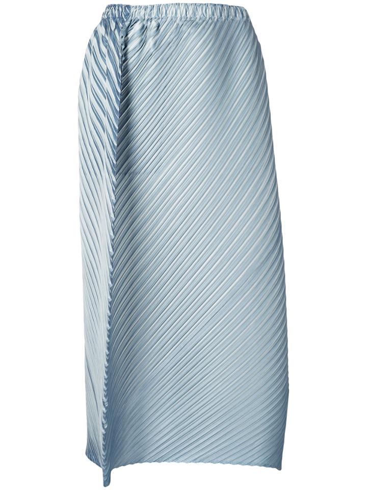 Pleats Please By Issey Miyake Midi Pleated Skirt - Grey