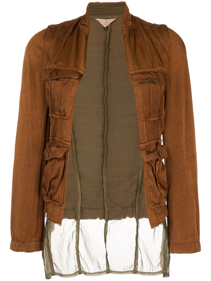 Comme Des Garçons Vintage Pulled-in Jacket - Brown