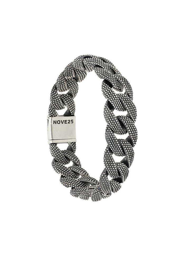 Nove25 Dotted Chain Bracelet - Silver