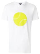 Ron Dorff Yellow Ball Graphic T-shirt - White