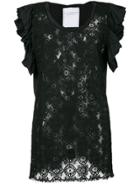 Philosophy Di Lorenzo Serafini Embroidered Top - Black