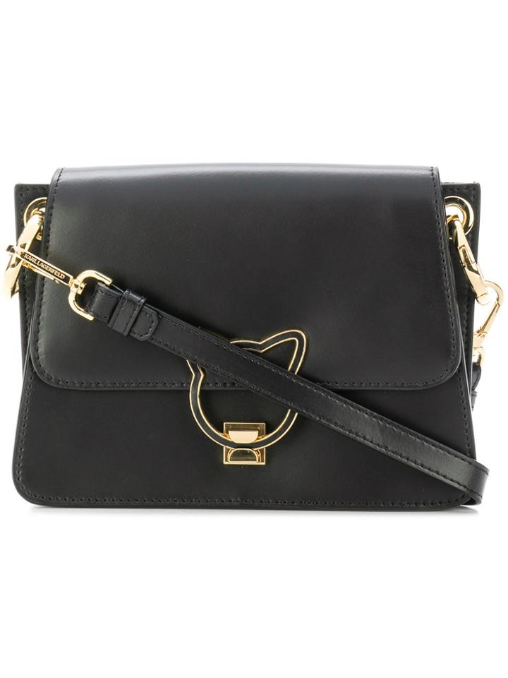 Karl Lagerfeld K/katlock Shoulder Bag - Black