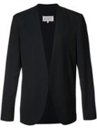 Maison Margiela Collarless Blazer, Men's, Size: 52, Blue, Viscose/cotton/wool