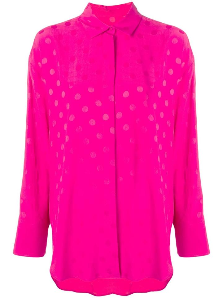 Msgm Spotted Blouse - Pink