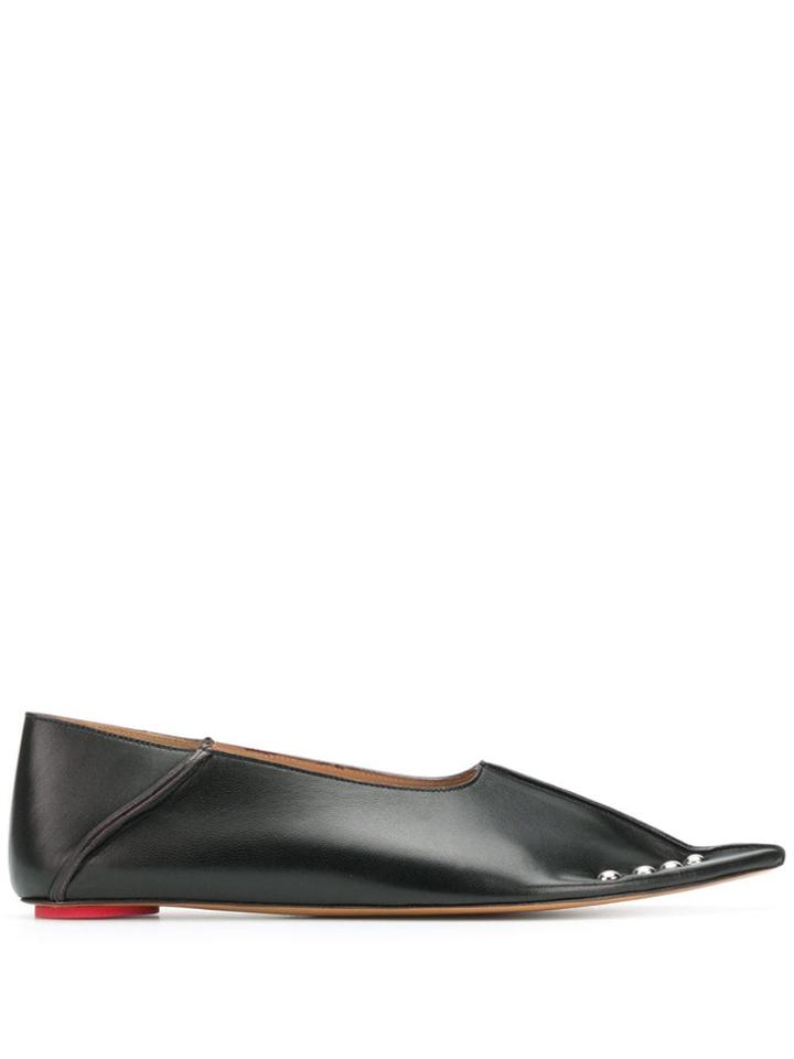 Marni Studded Ballerina Shoes - Black