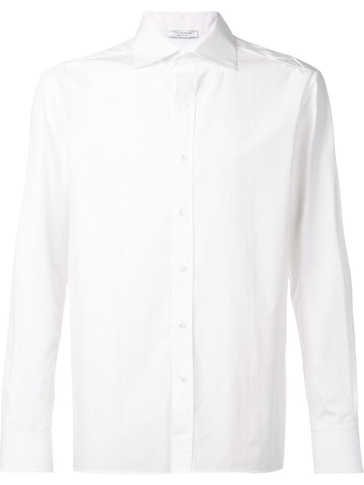 Deveaux Classic Button Down Shirt, Men's, Size: 1, White, Cotton