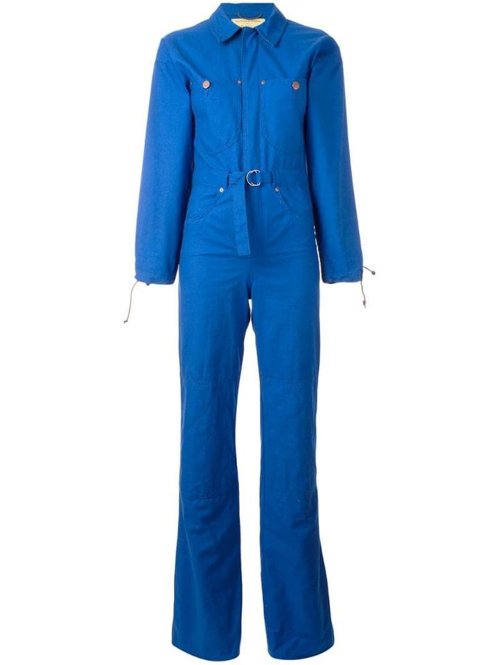 Jc De Castelbajac Pre-owned Denim Patch Boiler Suit - Blue
