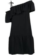 Red Valentino Off-shoulder Ruffle Blouse - Black