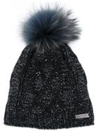 Norton Knit Pom Pom Hat - Black