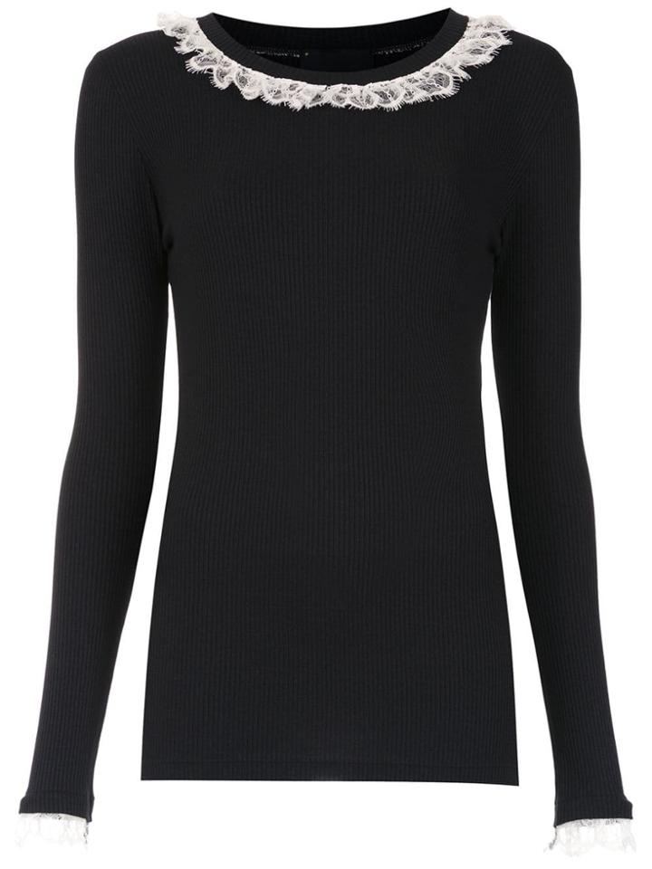 Andrea Bogosian Long Sleeved Top - Black