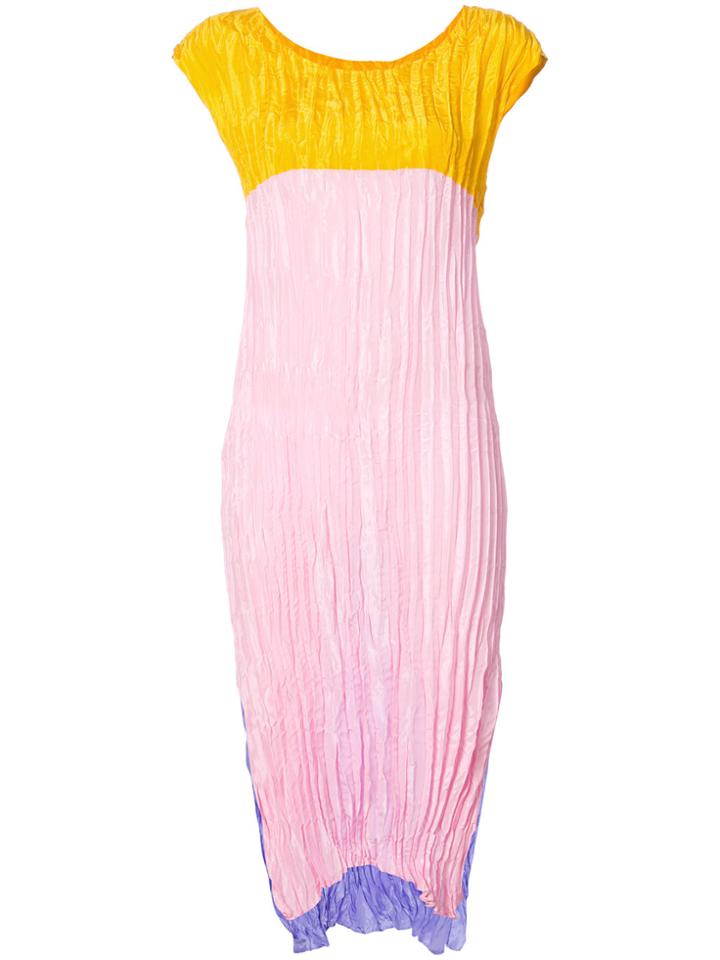 Tsumori Chisato Crinkled Shift Dress - Multicolour