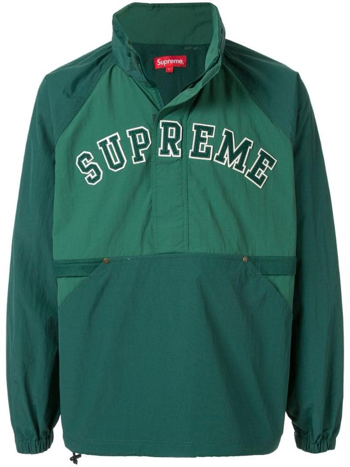 Supreme Court Half Zip Pullover - Green